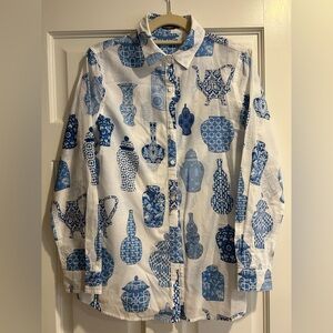 J McLaughlin button front shirt